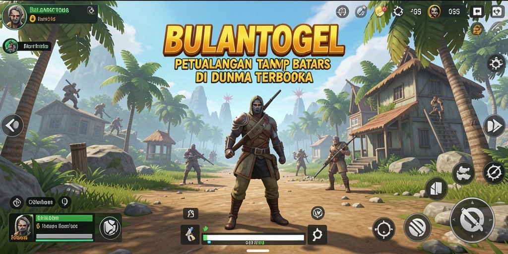 Tangkapan layar gameplay BULANTOGEL di dunia terbuka.