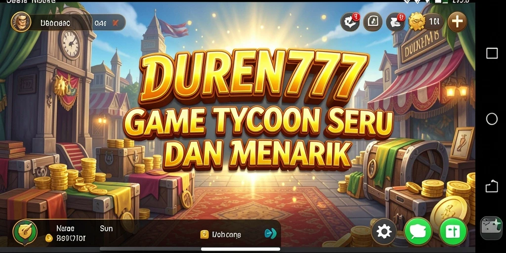 Tampilan gameplay DUREN777 dengan elemen Tycoon yang menarik.