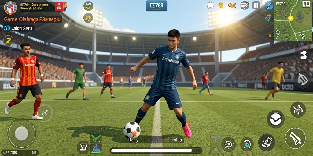 Tampilan gameplay seru dalam game olahraga EE789.