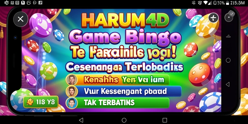 Tampilan permainan bingo yang seru di HARUM4D.