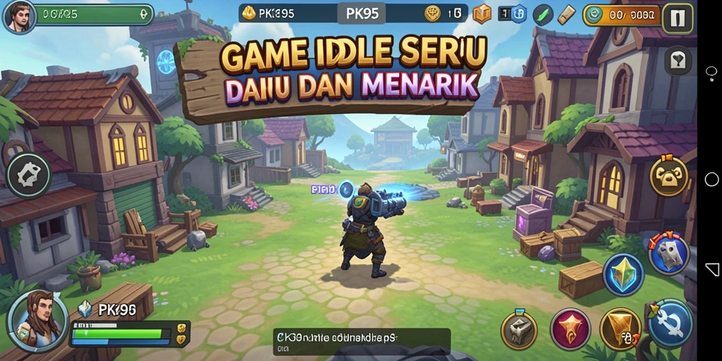 Tampilan gameplay PK95 yang menarik dan interaktif.