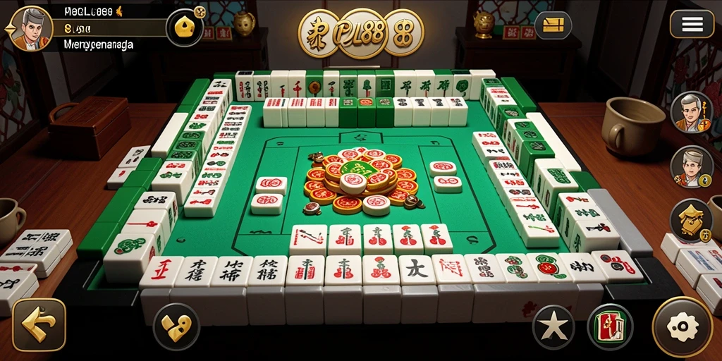 Screenshot utama POL88 dengan gameplay intens Mahjong.