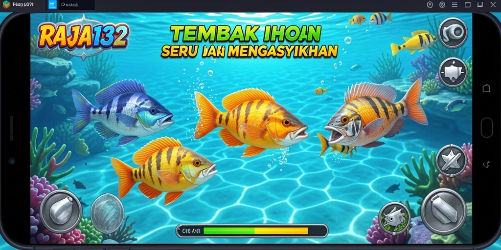 Tangkapan ikan yang spektakuler dalam gameplay RAJA132.