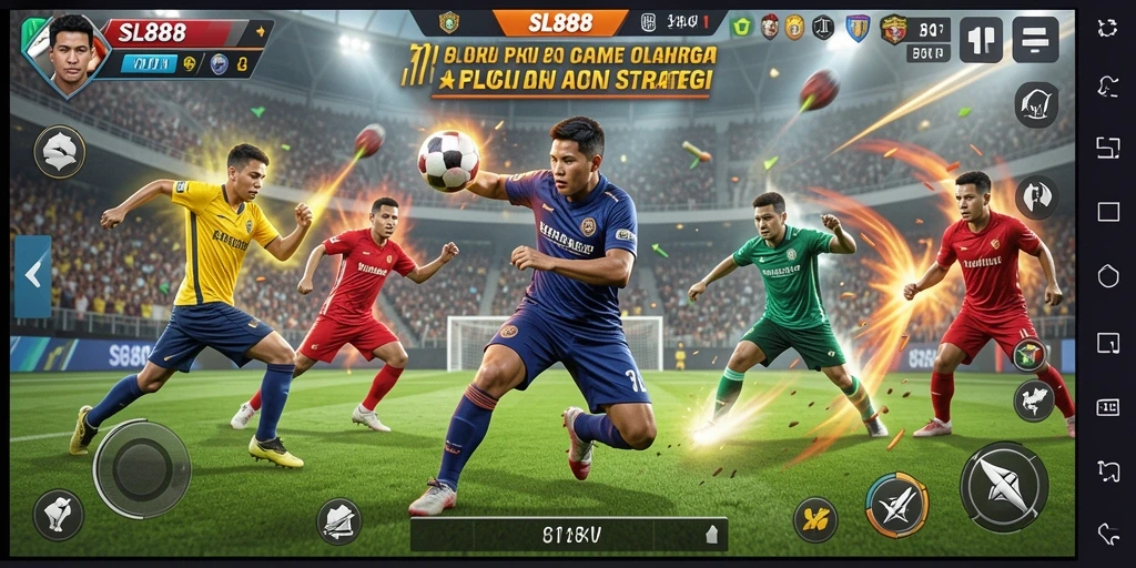 Tampilan menarik dari gameplay olahraga yang seru di SL888.