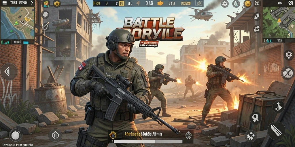 Gameplay seru dan menegangkan dalam TO288 Battle Royale.